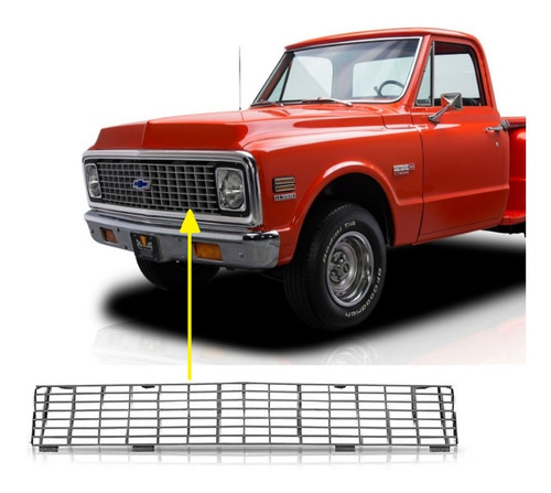 Parrilla Rejilla Inserto Chevrolet C10 1972 1973