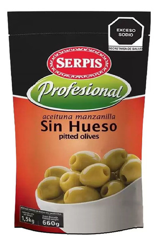 Serpis Aceituna Sin Hueso 1.5 Kg Msi
