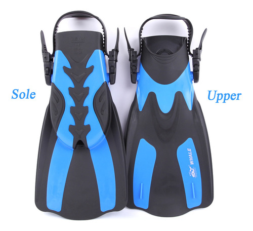 Aletas De Natación For Buceo Con Forma De Ballena For Adul