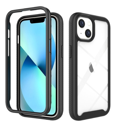 Funda Extra Resistente Compatible iPhone 13 - Dos Capas