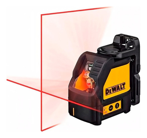 Nivel Laser Dewalt Dw088k Luz Roja 15/50m 2 Líneas Cruzadas