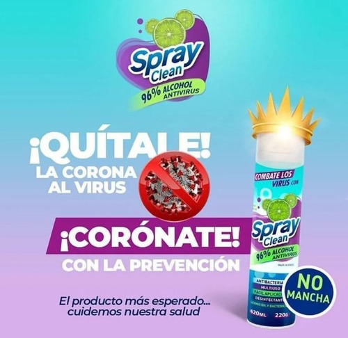 Spray Clean. 99%
