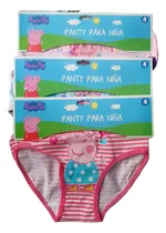 Comprar Panties Niñas Peppa Pig Tiro Alto Pack 3 Unidades