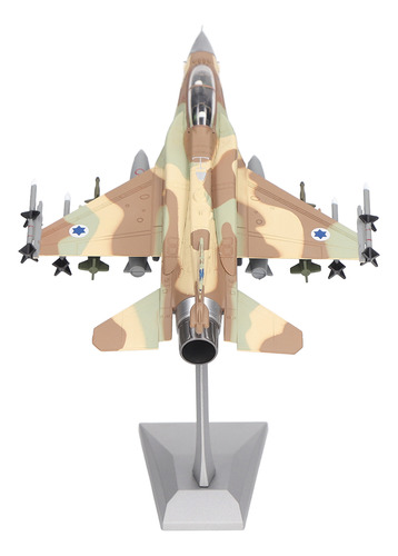 Avión De Combate Modelo F 16i A Escala 1:72 Aerodinámico