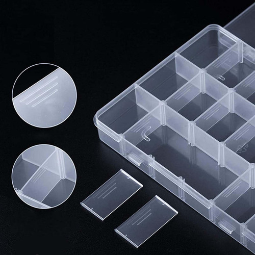 4 Caja Organizadora De Almacenamiento De Cuentas De Joyería