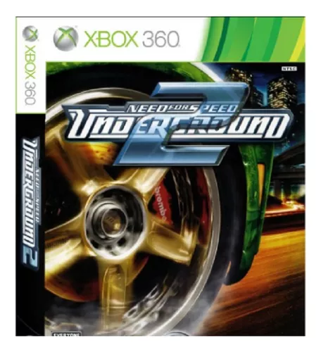 Need for speed Under Ground 2- Jogo pra XBox 360, Para Desbloqueios R Gh/ L  T 3.0