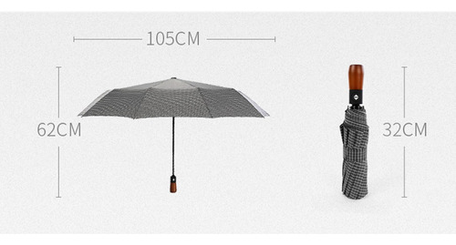 Paraguas Plegable Completamente Automático Tri Estilo B