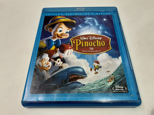 Pinocho 70° Aniversario - Blu-ray 2 Discos 2010 Usa Nm 9/10