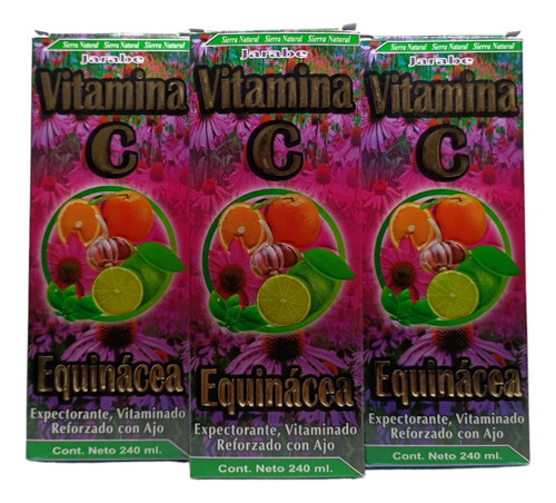 Jarabe De Equinacea Reforzado 240ml (3 Piezas)