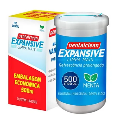 Fio Dental 500m Profissional Aroma Menta Dentalclean