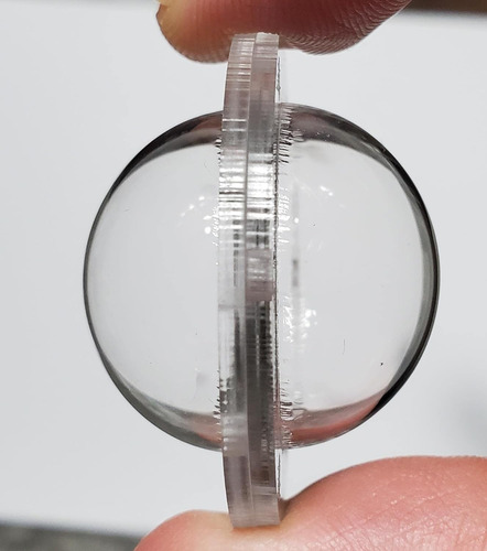 Cúpula Acrílica/hemisferio De Plástico Transparente ...