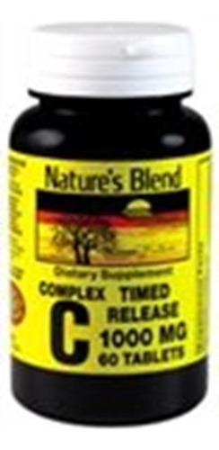 Nature's Blend Complex C 1000 Mg 60 Tabletas