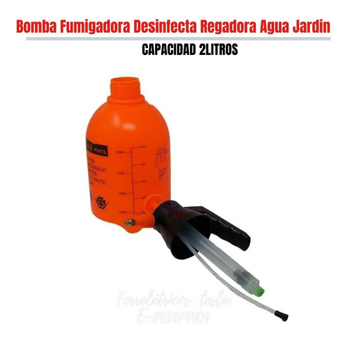 Bomba Fumigadora Aspersor Desinfecta Regadora