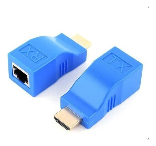 Adaptador Extensor Hdmi 30m Sobre Cat 5e/6 Utp Red Rj45