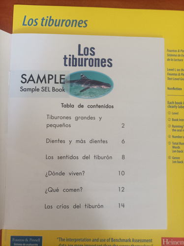Sistema De Evaluacion De La Lectura, Grados K-2