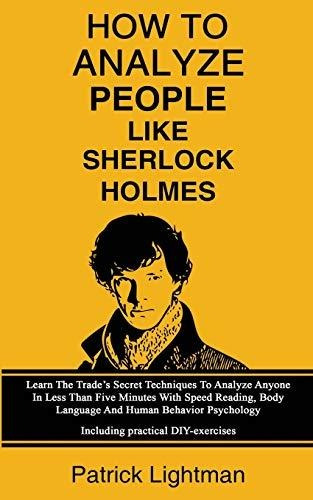 Libro How To Analyze People Like Sherlock Holmes : Learn ...