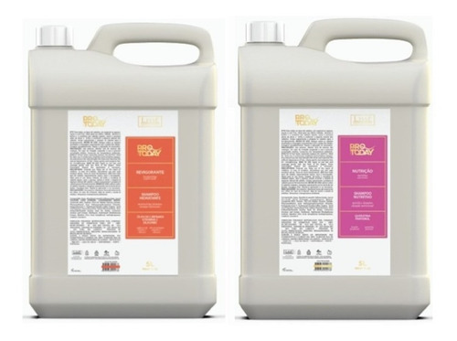 1 Shampoo Revigorante E 1 Shampoo Nutrição Galão 5lt Lissé