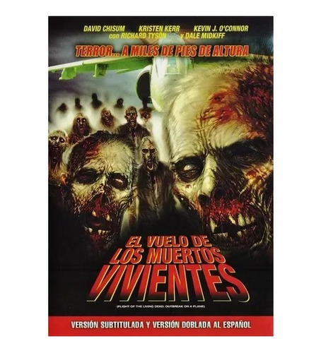 El Vuelo De Los Muertos Vivientes Scott- Pelicula Dvd Nuevo