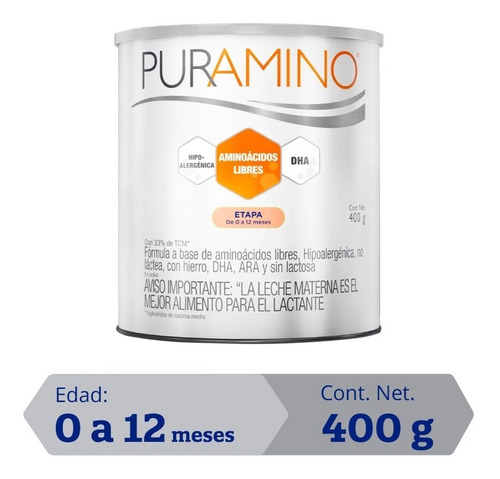 Puramino Fórmula 400 Gr