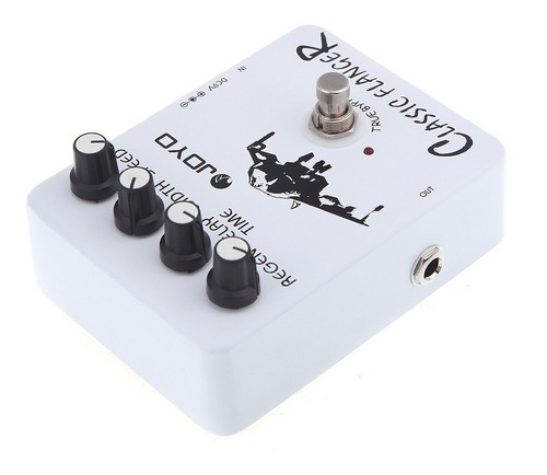 Pedal de efecto Joyo Vintage Classic Flanger JF-07 blanco