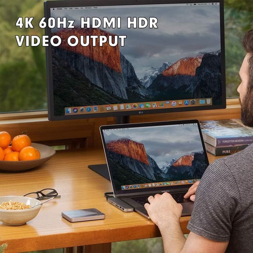 Hub Usb C Hyperdrive, Adaptador De Doble Concentrador Mac Ti