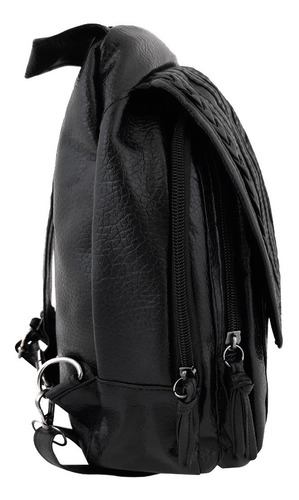 Imagen 3 de 5 de Mochila Pequeña Mujer Marinero Eco Cuero