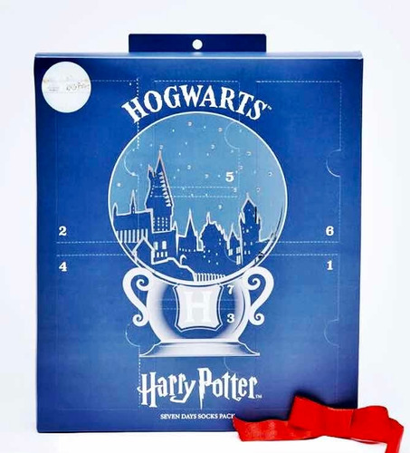 Calcetines Harry Potter Hogwarts 7 Dias Pack Unisex Regalo