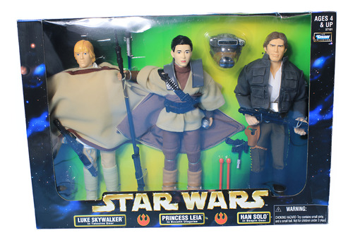 Luke Skywalker Princess Leia Han Solo 12 Pulgadas Star Wars (Usado)