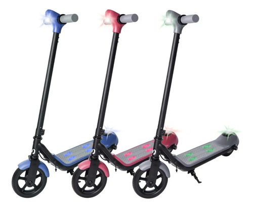 Scooter Electrico De Niño Con Bluetooth Y Luz Led