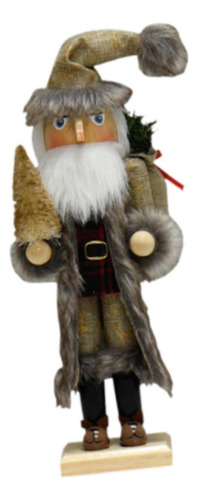 Muñeca Navideña De Madera Para Decoración Navideña Para