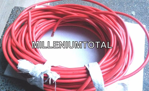 Cable Automotriz N 4 Para Arranque Planta Electrica Sonido