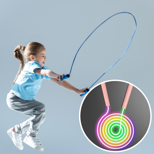 Cuerda De Salto Led Para Niños, Iluminada, Para Hacer Ejerci