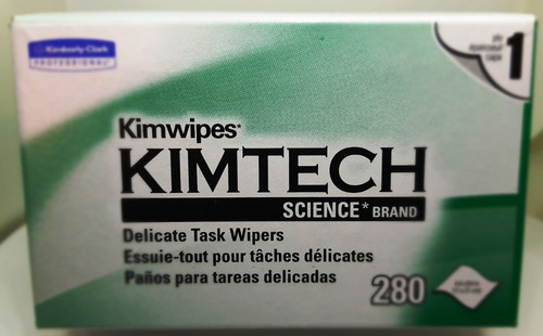 Lenços Kimtech Limpeza De Ópticos - 280 Folhas