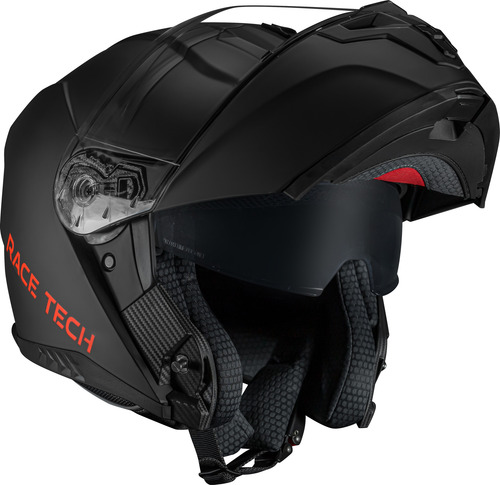 Capacete Robocop Race Tech Signal Articulado Escamoteável