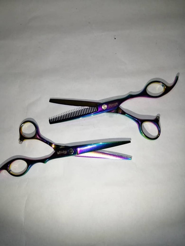 Tijera Para Degrafilar Metal, Tornasol Barbero Barbería