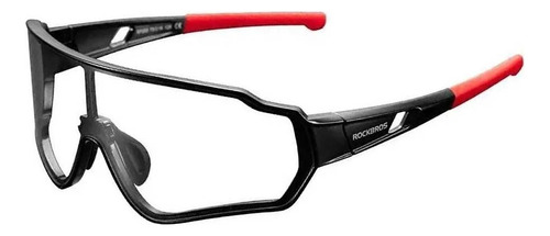 Gafas de ciclismo Rockbros con lente fotocromática y clip gris