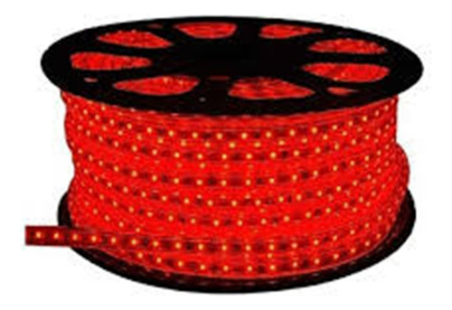 Cinta Tira Led 8mm Luz Roja 110v Pack 2.5 Metros 120 Led