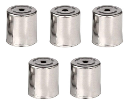 3 X 5 Piezas De Tapa De Magnetrón Para Gris Claro 17x15mm