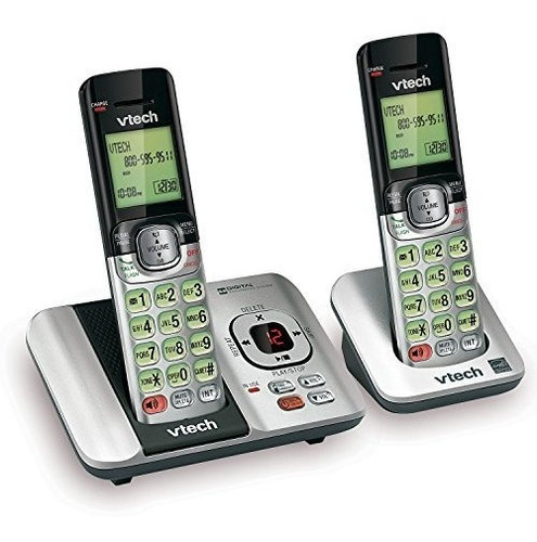 Set De 2 Teléfonos Inalámbrico Tech Cs6529-2 Dect 6.0 Con