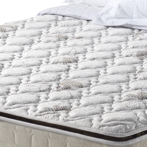 Colchão Queen Orleans Espuma D70/d28 Dupla Face Pillow Top Cor Bege