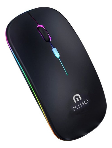 Mouse Inalámbrico Recargable Retroiluminado A2 Miho