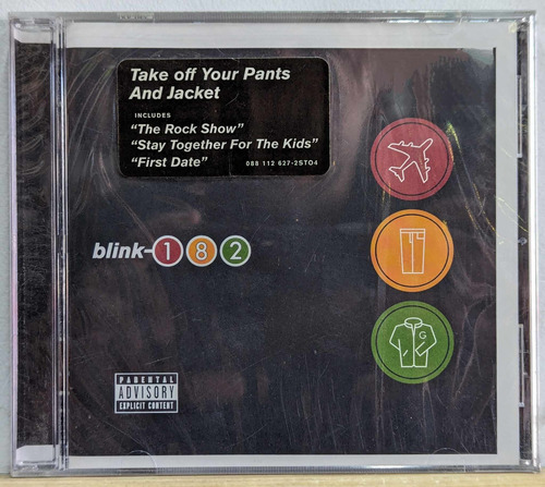 Blink 182 Take Off Your Pants And Jacket / Cd Nuevo Sellado