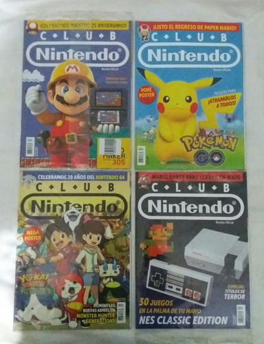 Club Nintendo Mario Bros Pokemon Revistas Selladas