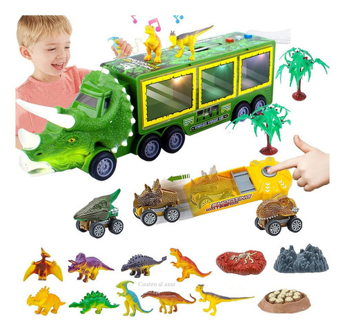 Dinosaurios Juguetes Para Niños,camión De Transporte,