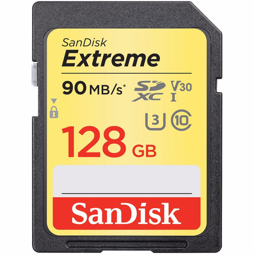 Sandisk Sd Extreme Sdxc 128 Gb U3 - 4k (envío Gratis)