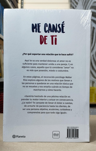Me Cansé De Ti - Walter Riso (o)