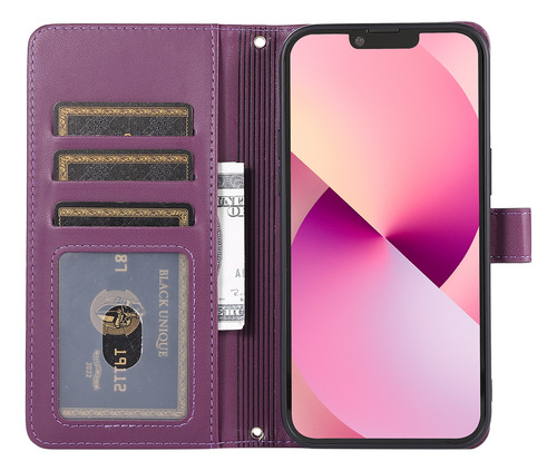 Funda Para Samsung Galaxy A15, A06 Y A16, Tarjetero Con Cremallera, Bolso, Elegante Funda Tipo Cartera