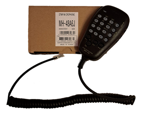Micrófono Dtmf Yaesu Mh-48 De 6 Pines Mh-48 A6j Vertex