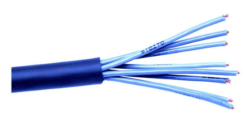 Kit 25 Metro Multi Cabo 4 Vias Balanceado Blindado Multicabo