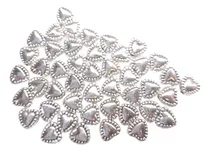 Comprar 100 Dijes Corazon Pasantes Separadores Insumos Bijouterie 